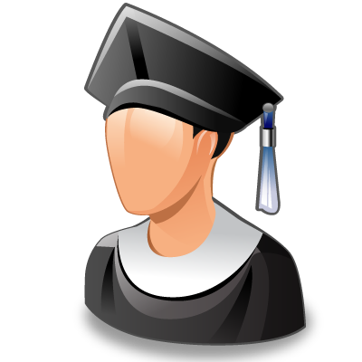 Graduated, man, student, user icon - Free download