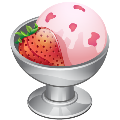 Cream, dessert, ice, strawberry icon - Free download