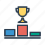 award, contest, podium, trophy 