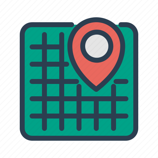 Contact details, location, map, pin icon - Download on Iconfinder