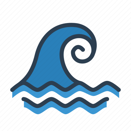 Big wave, catastrophe, ocian, tsunami icon - Download on Iconfinder