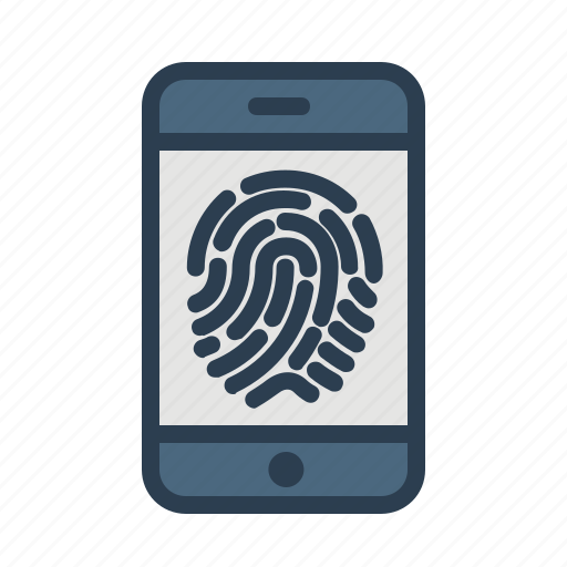 Biometric, fingerprint, mobile, scan, touch id icon - Download on Iconfinder