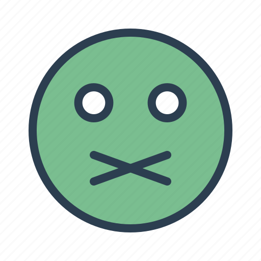 Face, sealed lips, speechless, emoji icon - Download on Iconfinder