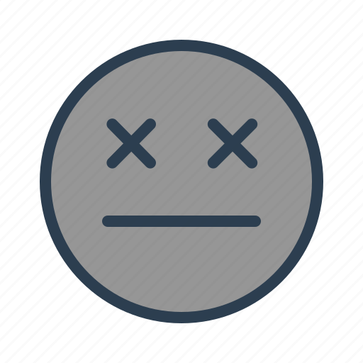 Eye sealed, face, sad, emoji icon - Download on Iconfinder