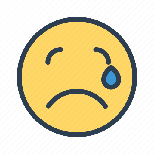 Crying, face, smiley, tear icon - Download on Iconfinder