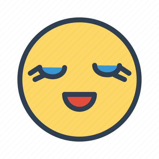 Cute, eyelash, face, smiley icon - Download on Iconfinder
