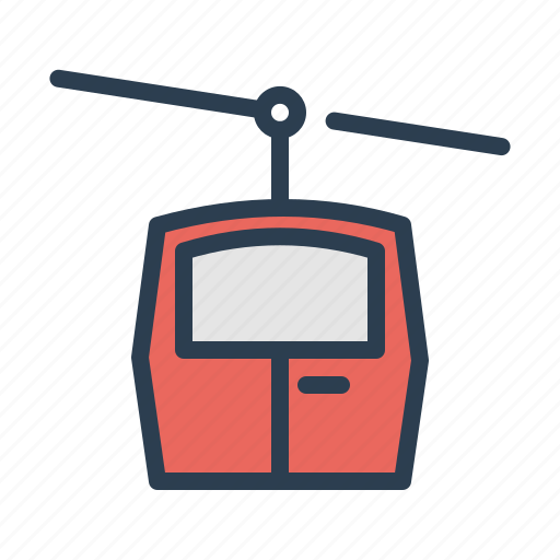 Cable transport, lift, mountain, skiing icon - Download on Iconfinder