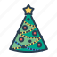balls, christmas, pine tree, xmas 
