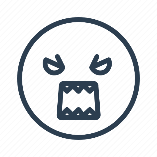Avatar, emoticon, emotion, evil, face, monster, smiley icon - Download on Iconfinder