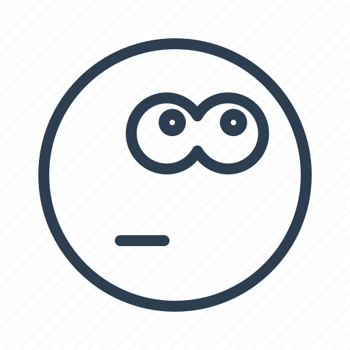 Avatar, emoticon, emotion, face, smiley, think, thinking icon - Download on Iconfinder