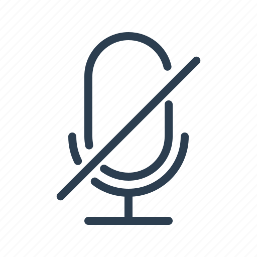 Mic, microphone, multimedia, mute, on air, record, silence icon - Download on Iconfinder