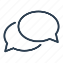 chat, comment, communication, dialogue, message bubble, messages, talk