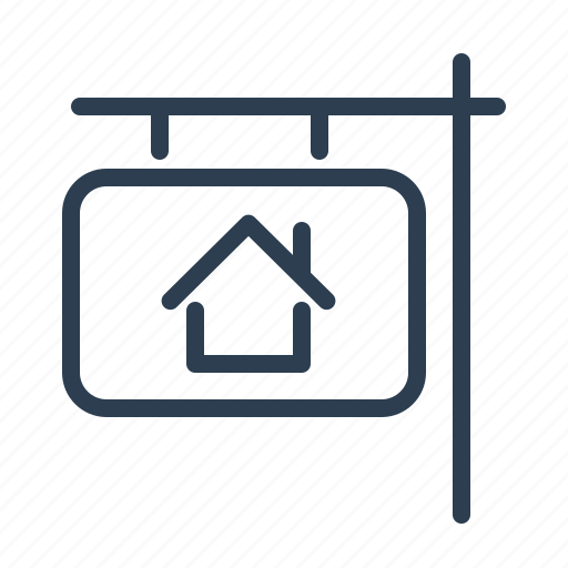 For rent, home loan, house, information, property, real estate, sign icon - Download on Iconfinder