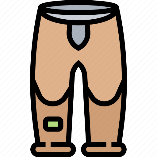 Slacks, half, pants, apparel, men icon - Download on Iconfinder