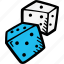 dice, gaming, probability 