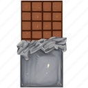 chocolate bar, chocolate, candy bar, sweet, dessert, snack, confectionery