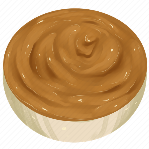Peanut butter, bowl, mustard, peanut cream, peanut, ingredient, food icon - Download on Iconfinder