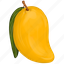 ripe mango, mango, fruit, tropical, ingredient, food, yellow mango 