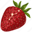 strawberry, berry, organic, fruit, ingredient, food, healthy 