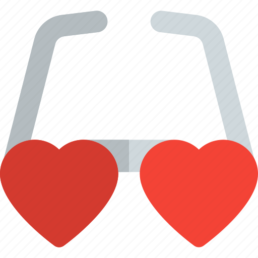 Heart, glasses, eyewear, accessories icon - Download on Iconfinder