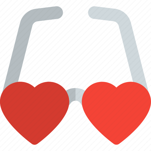 Heart, glasses, favorite, accessories icon - Download on Iconfinder