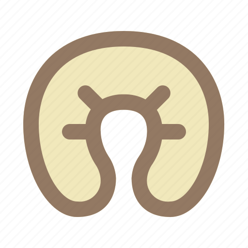 Neck, pillow, tourist, holiday, trip, adventure, happy icon - Download on Iconfinder