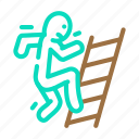fall, ladder, accident, injury, man, person