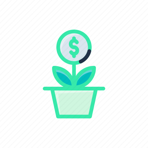 Dollar, plant, money, business, investment icon - Download on Iconfinder