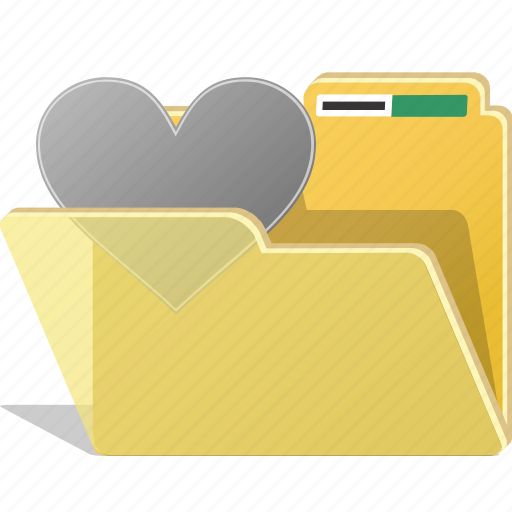 Favorite, folder, love, directory, like, romance icon - Download on Iconfinder