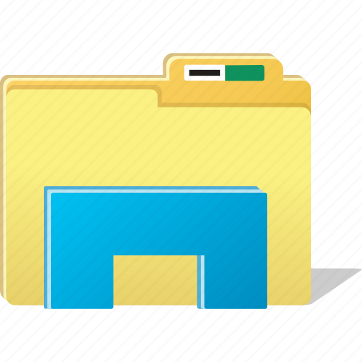 Folder, stand, cloud, directory, document, storage icon - Download on Iconfinder
