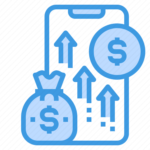 Business, earning, mobile, money, smartphone icon - Download on Iconfinder