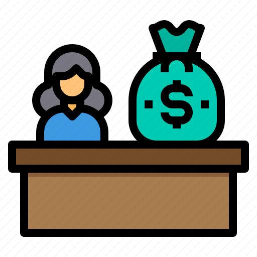Accountant, accounting, business, currency, finance, money icon - Download on Iconfinder