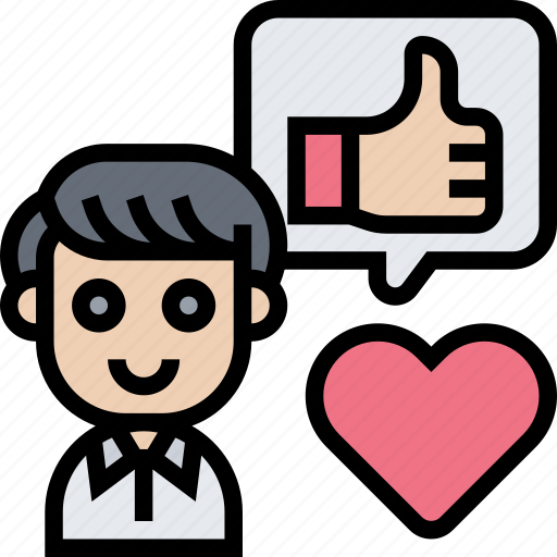 Appreciation, like, social, comment, love icon - Download on Iconfinder
