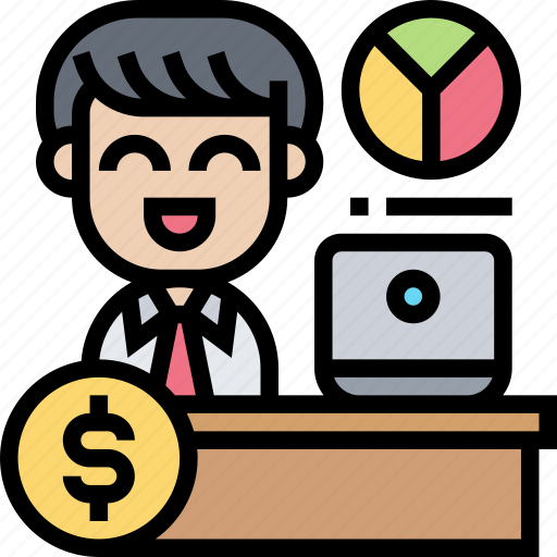Accountant, office, bookkeeper, financial, manager icon - Download on Iconfinder