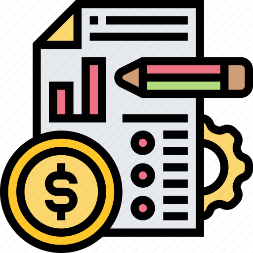 Planning, business, accounting, financial, report icon - Download on Iconfinder