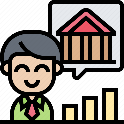 Businessman, bank, account, asset, individual icon - Download on Iconfinder