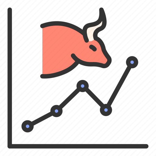 Bull market, market, stock, up icon - Download on Iconfinder