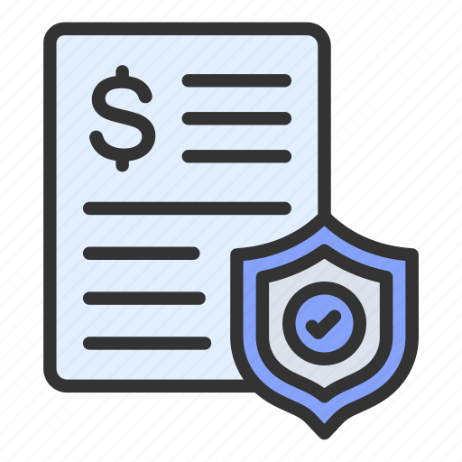 Business insurance, financial plan, shield, safety icon - Download on Iconfinder
