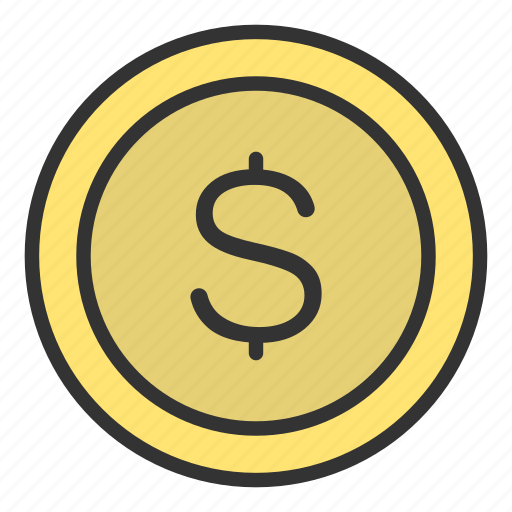 Dollar coin, money, finance, cash icon - Download on Iconfinder