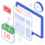 schedule, tax, planner, vector, archive, doc, document 