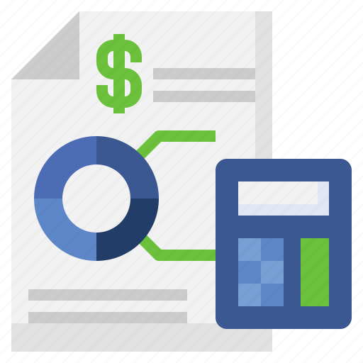 Budget, accounting, pie, chart, report, exclamation, mark icon - Download on Iconfinder