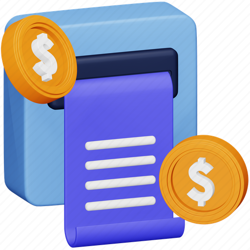 Balance, accounting, money, document, invoice, finance, business 3D illustration - Download on Iconfinder