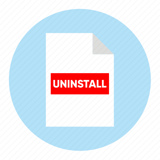 Document, file, paper, uninstall icon - Download on Iconfinder