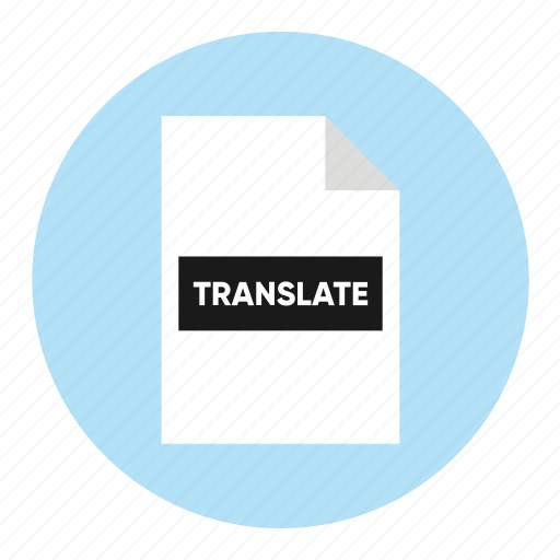 Document, file, paper, translate icon - Download on Iconfinder