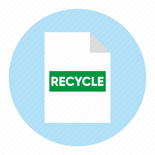Document, file, paper, recycle icon - Download on Iconfinder
