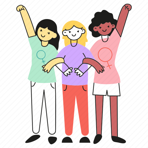 Girl, power, activism, feminism, symbol, woman, women illustration - Download on Iconfinder