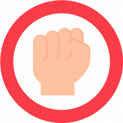 No, racism, diversity, protest, signaling, tolerance, icon icon - Download on Iconfinder