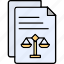 legal, document, law, paper, icon 