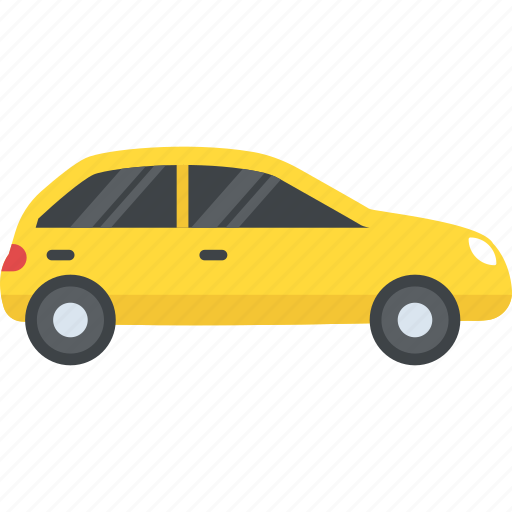 Car, car driving, drive, driving, yellow car icon - Download on Iconfinder