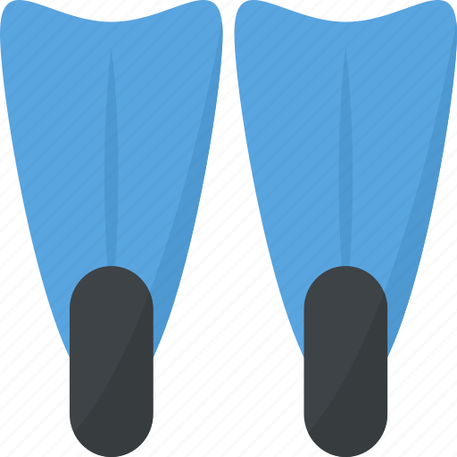 Diving equipments, diving fins, scuba fins, swimming fins, swimming flippers icon - Download on Iconfinder